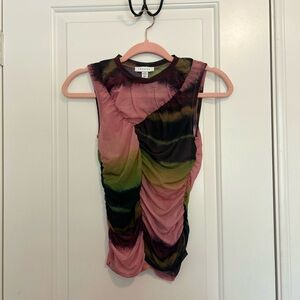Topshop Multicolor Sleeveless Top